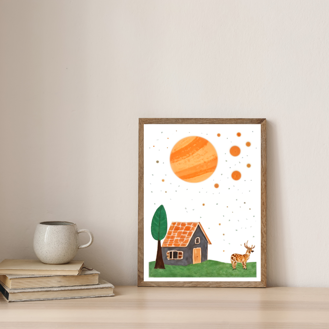 "Stories Beneath the Stars" – gentle and imaginative, evoking wonder and bedtime storytelling vibes