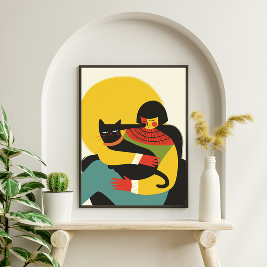 Egypt Cat art